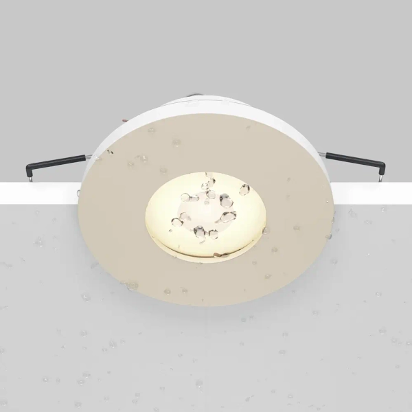 Łazienkowa lampa wpustowa Stark DL083-01-GU10-RD-W IP65 okrągła biała