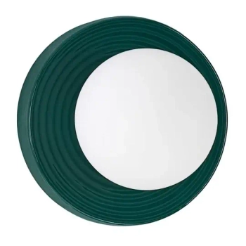 Naścienna lampa porcelanowa MALVANO LE45264 okrągła zielona