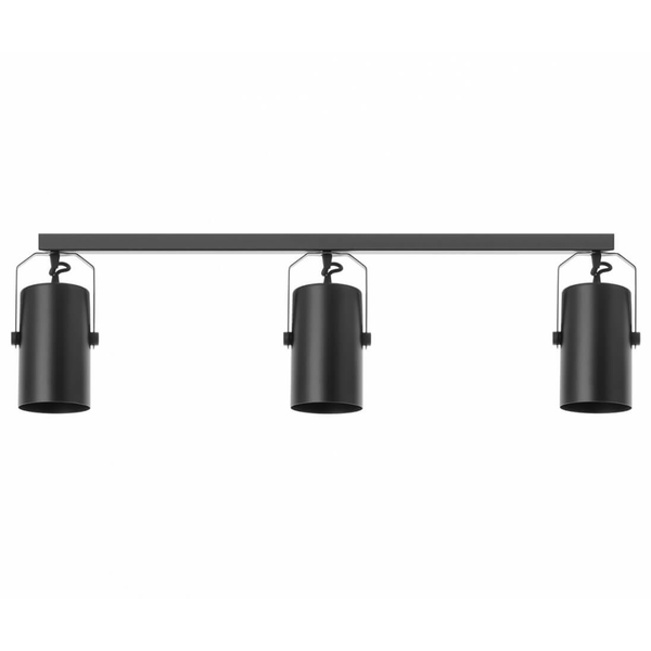 Regulowana lampa sufitowa 137623621962 czarne reflektorki