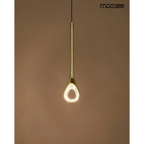 Zwis VUELO złoty MSE1501100617 1xLED 9W 3000K łezka metalowa