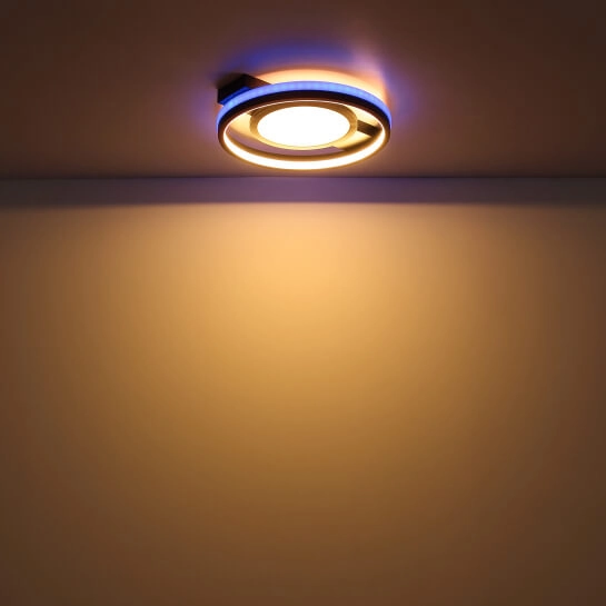 Plafon okrągły Gisell 41393-40 LED 40W 3000-6500K ściemniacz czarny