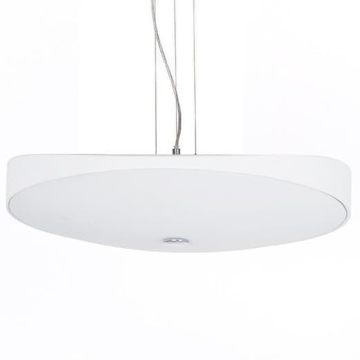 Biała lampa wisząca Campana AZ0566 Azzardo do przedpokoju biała