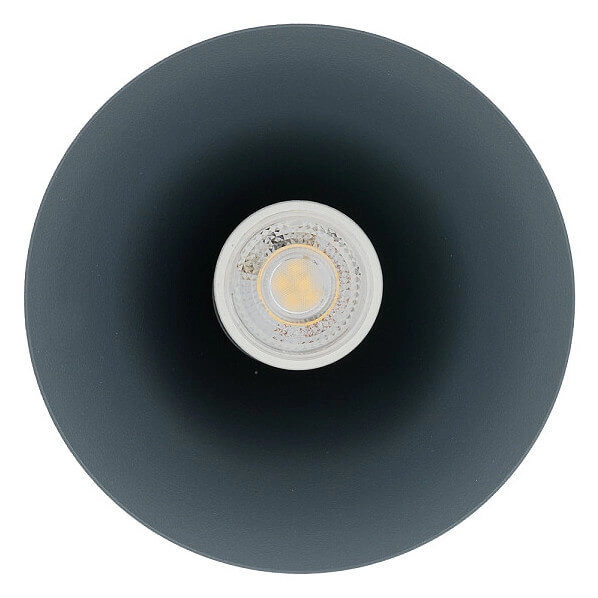 Wisząca lampa stożkowa do salonu ZENITH 11493 niebieski