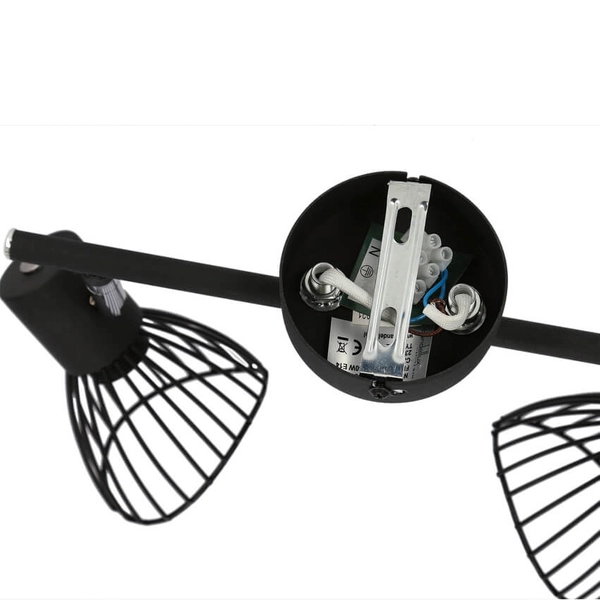 2-punktowa lampa ścienna Fly 92-61898 z regulacją czarny
