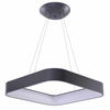Wisząca lampa salonowa Solvent LED 120W z pilotem szara