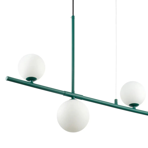 Kulista lampa wisząca MODERNO DN1506 green szmaragdowa 4xG9 kule
