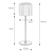 Bezprzewodowa lampka stołowa Filo 108658 LED 2W 3000K IP44  biały