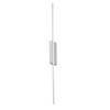 Podłużna lampa ścienna Slim 4002 BROSline LED 9W 3000K metalowa biała