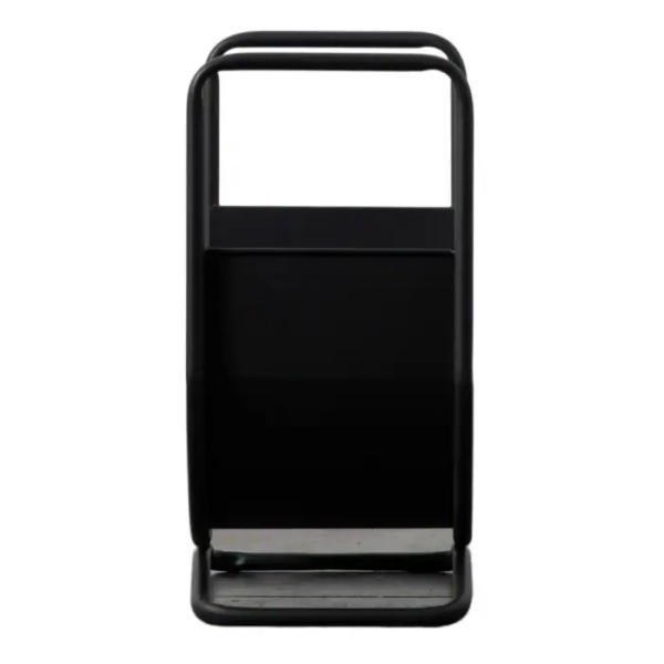 Metalowy stojak na drewno Bronte 5059413754784 do salonu czarny