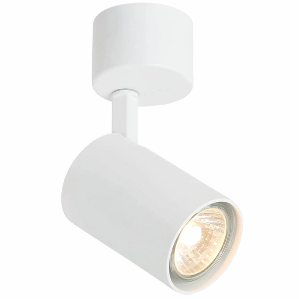 Spot LAMPA sufitowa Tuka Bianco Orlicki Design regulowana OPRAWA metalowa downlight tuba biała