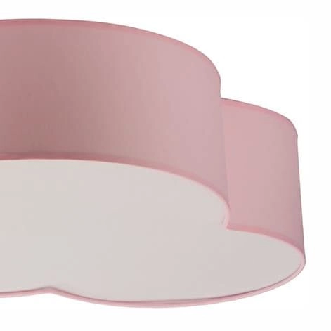 Lampa do dziecięcego pokoju sufitowa Cloud 6072 TK Lighting chmurka różowa