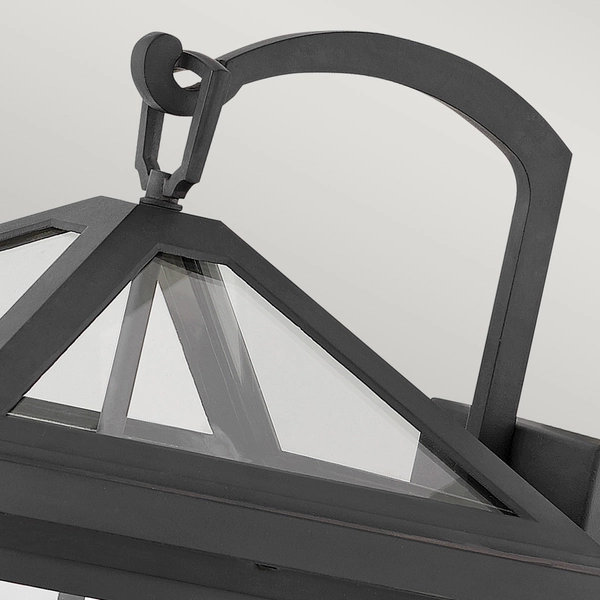 Lampa elewacyjna QN-ALFORD-PLACE2-L-MB ogrodowa czarna