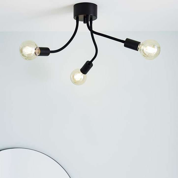 Loftowa LAMPA sufitowa MEDUSA 107930 Markslojd metalowa OPRAWA industrialny plafon peszel wysięgniki czarne