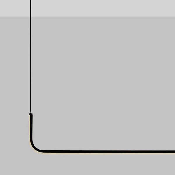 Zwisająca lampa do sypialni PIURA LE44815 LED 20W 3200K listwa czarna