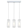 Lampa wisząca Carole MDM-1668/3B Italux tuby szklane chrom