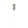 Wisząca lampa podłużna SOPEL beżowa 1xG9 nad stół tubka metalowa 41824