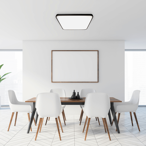 Sufitowa lampa nowoczesna Fabio LED 35W 4000K czarna square
