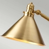 Regulowana lampa podłogowa Provence PV-FL-AB Elstead mosiądz
