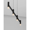Wisząca lampa do jadalni CORVETA LE45427 LED 17W 3000K czarna