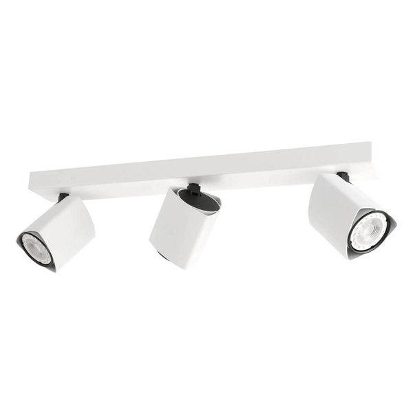 3-punktowa lampa sufitowa Merusa reflektorki do holu białe