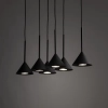 Wielopunktowa lampa wisząca CONO 10306 stożkowa czarny