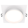 Wpust lampa sufitowa Hoop DL086-GX53-SQ-W okrągła biała