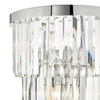 Kryształowa lampa przysufitowa Angel ANG3008 Dar Lighting przezroczysta chrom