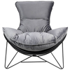 Salonowy fotel Otilia Stand Velvet MSE011000302.V23 z welurową poduszką
