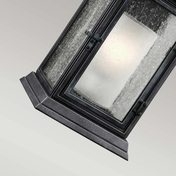 Zewnętrzna LAMPA ścienna Shepherd FE-SHEPHERD-2L Elstead FEISS elewacyjna OPRAWA ścienna outdoor IP44 cynk przezroczysta
