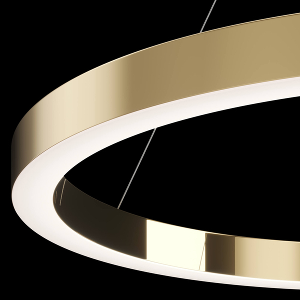 Lampa wisząca ring Saturno MOD415PL-L60BS4K LED 60W 3500K złota