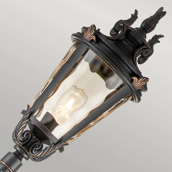 Stojąca lampa do ogrodu Baltimore BT5-L Elstead zewnętrzna IP44 brązowa