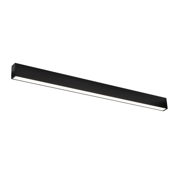 Plafoniera LAMPA sufitowa NUMATA 1964 Shilo metalowa OPRAWA liniowa LED 16W 3000K listwa czarna