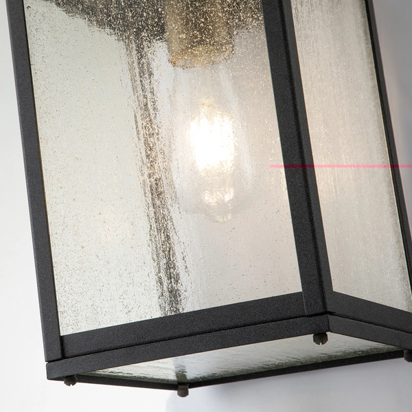 Latarnia naścienna QN-LAHDEN2-M-WZC do ogrodu czarna