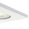 LAMPA sufitowa LAGOS LP-440/1RS WH square Light Prestige podtynkowa OPRAWA metalowy WPUST kwadratowy do łazienki IP65 biały