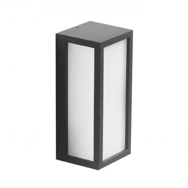 Zewnętrzny kinkiet ścienny Veneto AZ4349 IP54 prostokątny szary