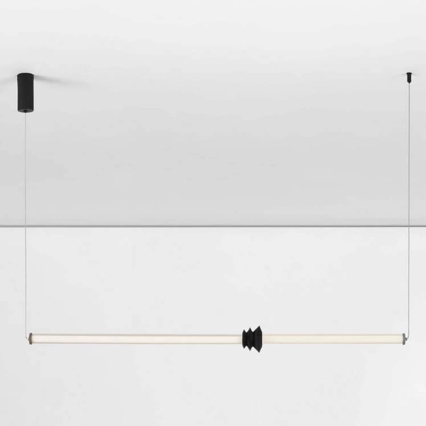 Wisząca lampa belka URUBICHA LE44689 LED 15W 3000K metalowa czarna