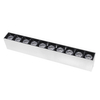 Prostokątna lampa natynkowa 1063 Domeno LED 30W 3000K oczka do pokoju biała