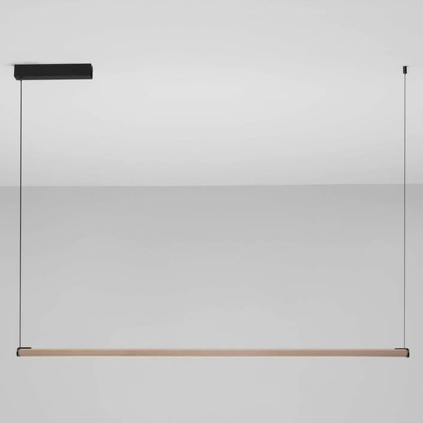 Wisząca lampa nad stół CALACA LE44767 LED 28W 3000K podłużna złota czarna