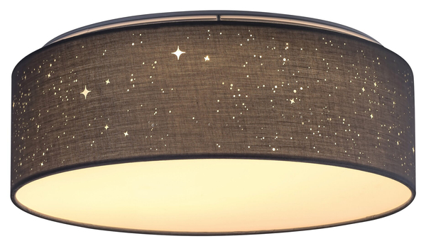 LAMPA sufitowa OTILIA 3307 Rabalux plafoniera OPRAWA okrągła abażurowa LED 22W 3000K plafon szary