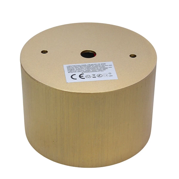 Okrągła oprawa sufitowa do jadalni 1405 LED 9W 3000K-6000K złota