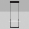 Lampa wisząca na belce TIRAQUE LE44628 LED 29W 3000K dysk czarna biała