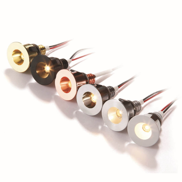 Sufitowy spot podtynkowy POINT 288001304 LED 1W 6000K miedziany