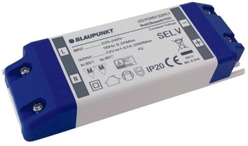 Zasilacz do taśm ledowych Blaupunkt PS20 prostokątny 20W