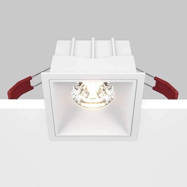 Lampa wpuszczana do salonu Alfa DL043-01-15W3K-D-SQ-W LED 15W 3000K biały