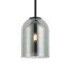 Szklana zwisająca lampa Elaris LP-8103/1P SM przydymiona czarny