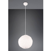 Pluszowa lampa wisząca Furry R31581001 kula biały