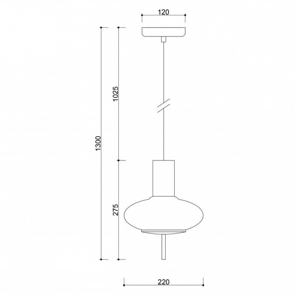 Lampa wisząca nad wyspę Torni TOA122P0 metalowa czarna biała