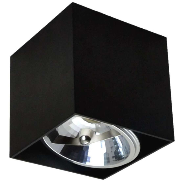 Regulowana lampa sufitowa  BOX SL 1 90432 kostka czarna