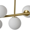 Kulista lampa sufitowa Bolti PLC0104-GD Yaskr nad stół biała złota