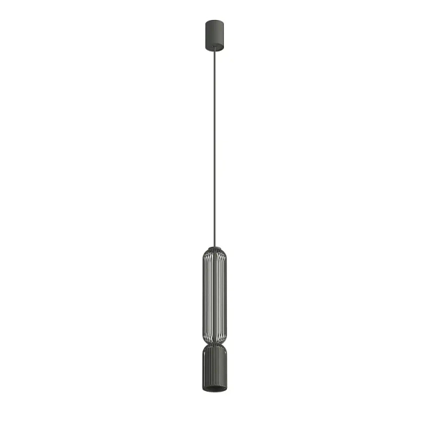 Lampa wisząca do jadalni CAMELEON SINGLES 12201 jedwabisty grafit